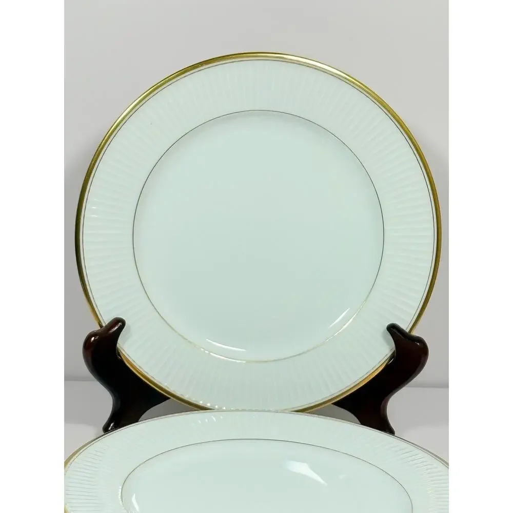 Vintage Fitz And Floyd Classique d’Or Salad Plates ~ Set of 4